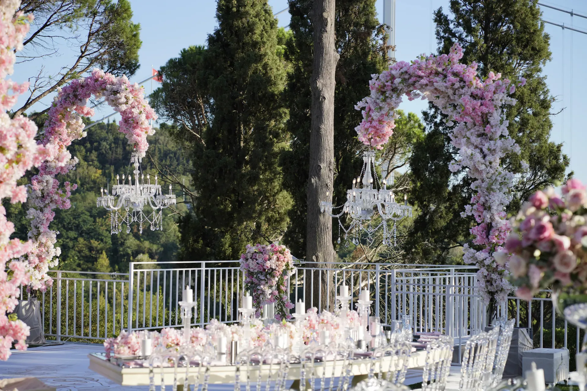 Event with Bosphorus view